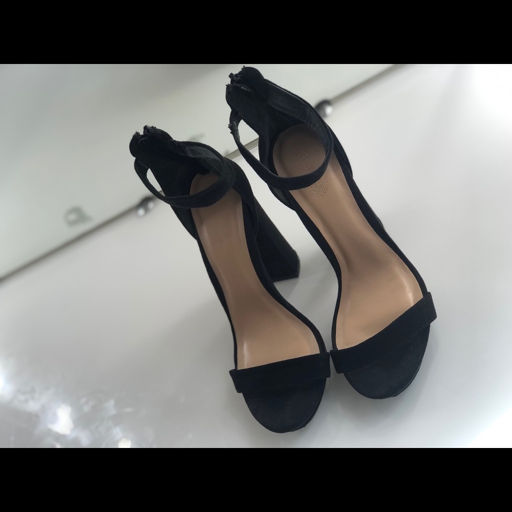 Black Block heels